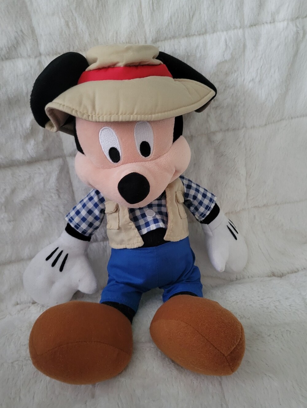 Disney Mickey Mouse Explorer Plush - Blue, Tan & Brown
